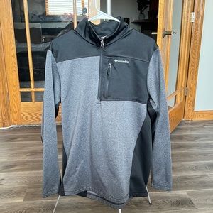 Black Columbia 1/4 Zip Jacket Large
